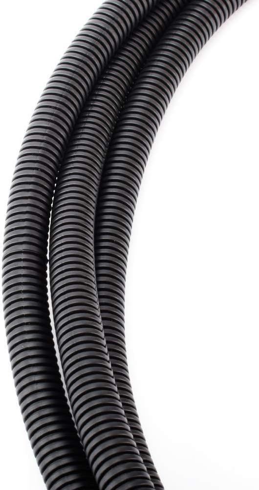 ZhiYo 13ft-1/4” 13ft-3/8” 13ft-1/2” Wire Loom Split Tubing Auto Wire Conduit Flexible Cover