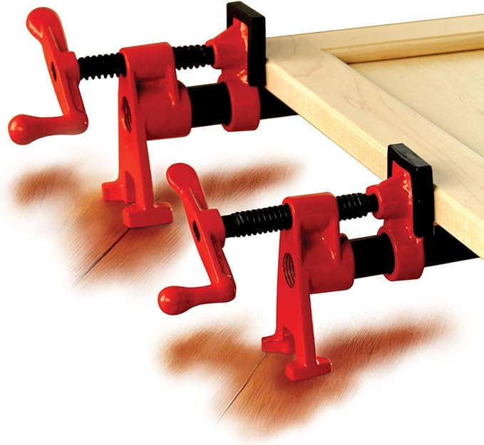 Bessey BPC-H34, 3/4-In. H Style Pipe Clamps - Incredibly Versatile, Easy To Assemble, Indespensable Workshop Clamp For Woodworking, Carpentry, Home Improvement, and DIY Projects