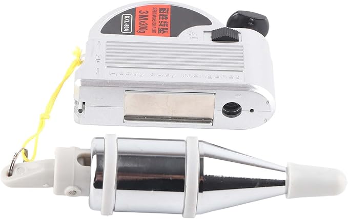 Plumb Bob Automatic Hanging Wire Hammer Magnetic Plumb Bob High Precision Vertical Building Measurement Tool for Construction Industry House Decoration (3 meters)