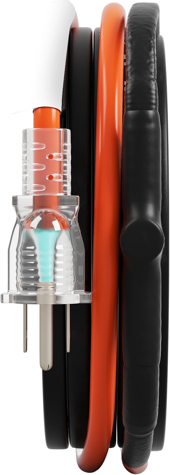 VEVOR Self-Regulating Pipe Heating Cable, 15FT 5W/FT Heat Tape for Pipes Freeze Protection, Water Pipe Heat Cable with Built-in Thermostat Protects PVC Hose, Metal and Plastic Pipe from Freezing
