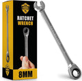 TOOLGUARDS 8mm Wrench - Ratcheting Wrench - Slim Profile - Ratchet Wrench - 100% Lifetime Satisfaction Guarantee