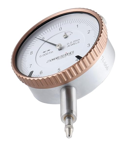 Accusize Industrial Tools Agd2 Style 0-0.05'' by 0.0001'' Dial Indicator with Lug Back, P900-S097