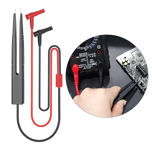 Goupchn Multimeter Test Leads Kit 13PCS Digital Electrical Testing Probes Set with Alligator Clips, Stackable Banana Plug to Hook Wires, Test Tweezers for Digital Electrical Testing