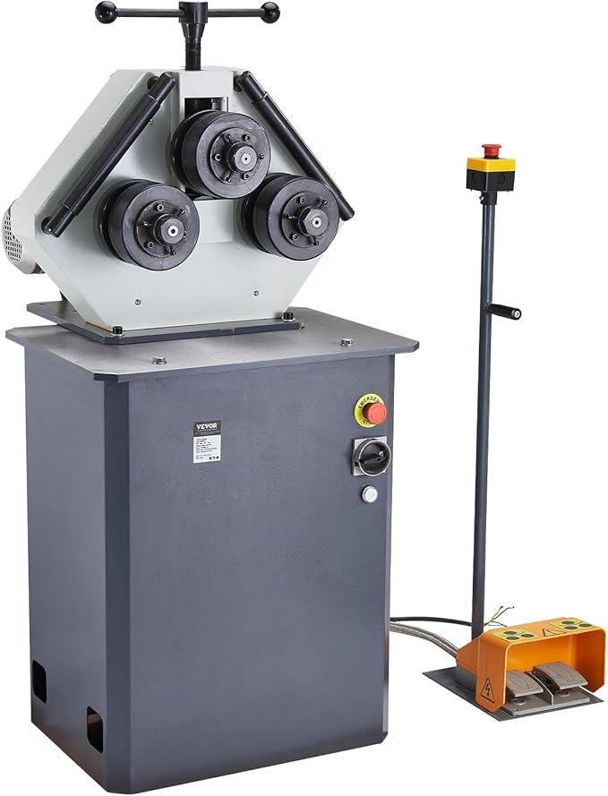 VEVOR 750W Electric Roll Bending Machine, 3-Roller