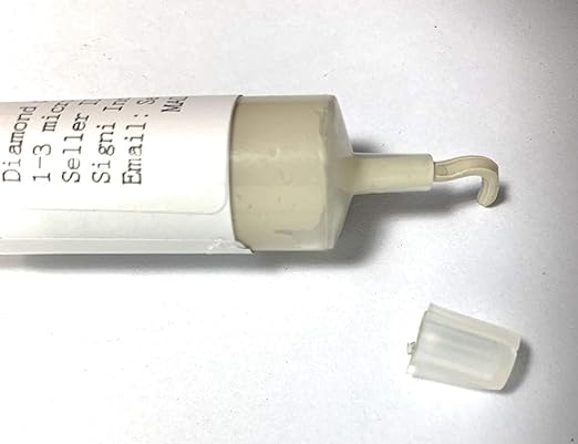 Diamond Lapidary Paste for Finest Mirror Finish Water Based 30% Concentration 5 Gram (5,000 grit / 1-3 microns)