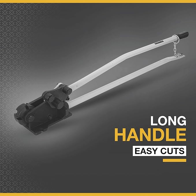 Klutch Rebar Cutting Tool, Rebar Bender Heavy-Duty Steel Cutter With Dual Functions, Rod Bender Metal Bending Tool