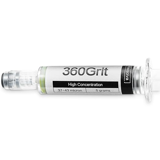 Diamond Polishing Compound Lapping Compound 360 Grit 37-43 Microns with 30% Concentration of Diamond Powders Diamond Stropping Paste for Glass Marble Metal Resin Rock Jewelry Watch etc.