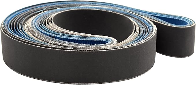 2 x 42 Inch Silicon Carbide Sanding Belts, 2x42 Knife Sharpening Belt Sander Belts 600 800 and 1000 Assorted Fine Grits,12-Pack
