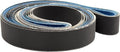 2 x 42 Inch Silicon Carbide Sanding Belts, 2x42 Knife Sharpening Belt Sander Belts 600 800 and 1000 Assorted Fine Grits,12-Pack