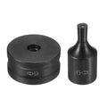 HARFINGTON Hydraulic Hole Punch Die Φ9mm Round Hole 40Cr Steel Electric Punching Kit for CH70 Electric Punching Machine, Black