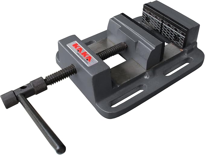 KAKA INDUSTRIAL Drill Press Clamping Vice,Precise Drilling Press Vise (BSM-125)