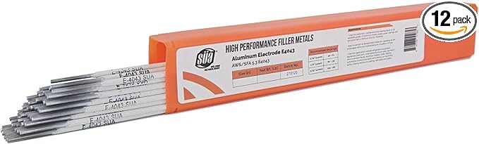 SÜA - Aluminum E4043 Stick Electrode Rod 1/8'' x 14'' - (1 Lb)