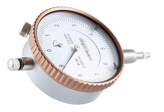 Accusize Industrial Tools Agd2 Style 0-0.05'' by 0.0001'' Dial Indicator with Lug Back, P900-S097
