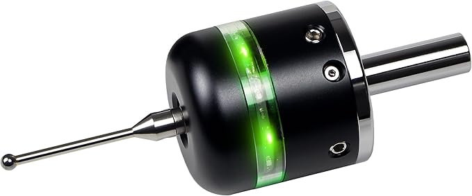 3D Touch Probe Edge Finder Trigger Finder,X Y Z Axis Measurement Centering Rod for Metals, Not Support the Detection of Insulation Materials and Insulating Spindle (Green light)