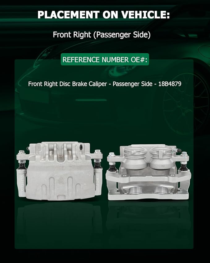 SCITOO Front Right Brake Caliper With Bracket 18B4879 Compatible For Cadillac For CTS 2003-2008 For Cadillac For STS 2005-2008