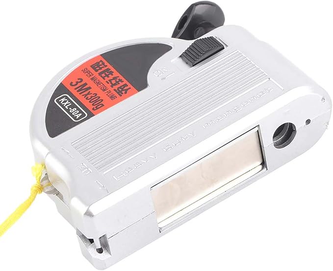 Plumb Bob Automatic Hanging Wire Hammer Magnetic Plumb Bob High Precision Vertical Building Measurement Tool for Construction Industry House Decoration (3 meters)