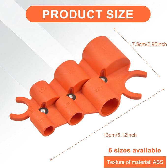 Depth Gauge And Pipe Deburring Tool Kit 1/4'' - 1'' Depth Gauge Tool Inner-Outer Reamer Pipe Tubing Chamfer Tool For Pvc, Ppr, Copper, Brass, Aluminum Pipe