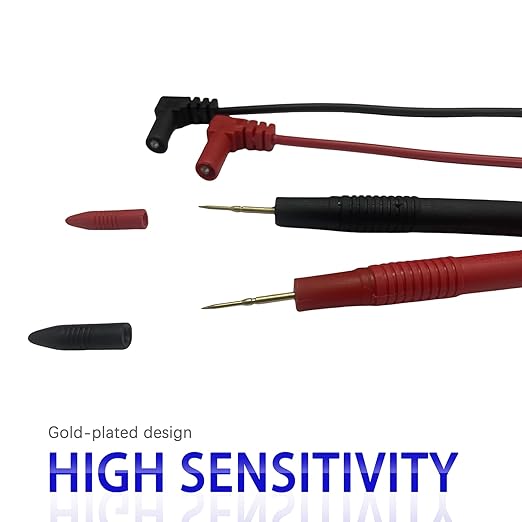 Multimeter Leads, 1000V 10A Meter Leads & Gold-Plated Needle Multimeter Probes(2PCS) (2)