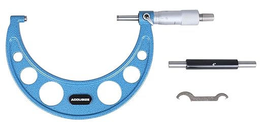 Accusize Industrial Tools 4-5'' by 0.0001'' Ultra-Precision Outside Micrometer, Eg00-0005