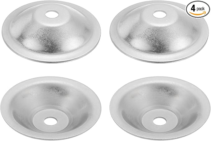 MECCANIXITY 4 Pcs M10 Arbor Washer, 2x80mm 304 Stainless Steel Bench Grinder Arbor Washer for Bench Grinder Polisher Wire Wheel Buffing, Silver