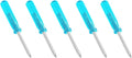 5PCS Mini Phillips Screwdriver, 2mm Cross Head with Blue Non-slip Handle for Small Appliances, 1.77"(45mm) Total Length, Non-magnetic