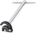 DURATECH 11" Basin Wrench, Sink Wrench, Adjustable Tap Nut Spanner Basin Spanner, Capacity of 3/8" to 1-1/4" for Fixing Back and Union Nuts Under Sink