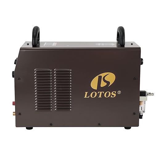 LOTOS LTP6000 60Amp Non-Touch Pilot Arc Plasma Cutter, Brown, 3/4" Inch Clean Cut