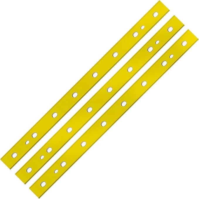 13 Inch Planer Blades TiN for DeWalt DW735 DW7352 DW735X Planer Double Sided HSS Planer Knives Titanium Coated Planer Cutters, 3 Pcs