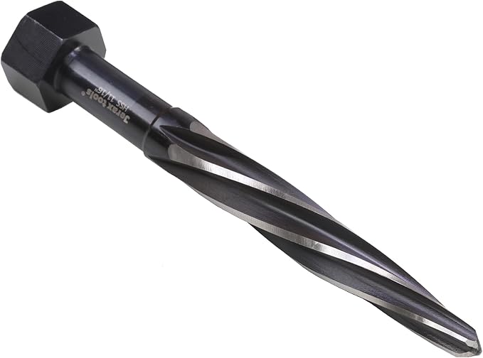 H.S.S Aligning Reamer, 11/16" Cutter Diameter with Hex Shank, Spiral Flute