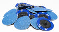 Benchmark Abrasives 2 Inch Sanding Discs Quick Change Zirconia, Male R Type Backing Drill & Die Grinder Sanding Disc for Deburring Polishing Rust Remover for Metal Paint Stripper (1000 Pack), 40 Grit