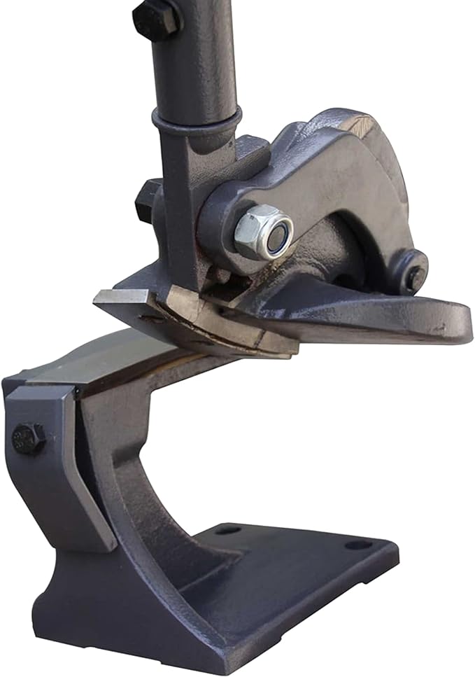 KAKA INDUSTRIAL MMS-4 Multiple Purpose Benchtop Throatless Sheet Metal Shear,14 Gauge Mild Steel Metal Cutter