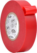 WOD ETC766 Professional Grade General Purpose Red Electrical Tape UL/CSA Listed core. Vinyl Rubber Adhesive Electrical Tape: 3/4inch X 66ft. - Use at No More Than 600V & 176F (Pack of 1)