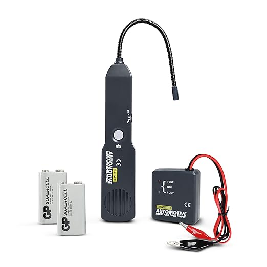 Cable Tracker Electrical Circuit Tester, Automotive Short and Open Finder, EM415PRO Automotive Wire Tracer Circuit Tester Automotive, DC 6-42V Car Cable Tracker Tool