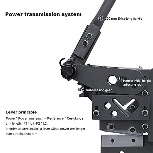 KAKA INDUSTRIAL PBS-9 Manual Ironworker, Manual Ironworker with Punch, Bar and Section Shear Machine
