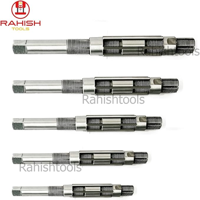 Adjustable Hand Reamer Tool H12 To H16 Sizes - 1-1/16" to 2-7/32" Reaming Tool for Precise Hole Finishing with Carbon Steel Blades - Hand Tools Reamers for Metal & Wood - 26.98mm-56.35 mm