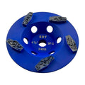 4.5" PCD Grinding Wheel for Epoxy, Glue, Mastic and Paint, 5 Crushed Chip PCD Segments, 5/8"-11 Threaded Arbor