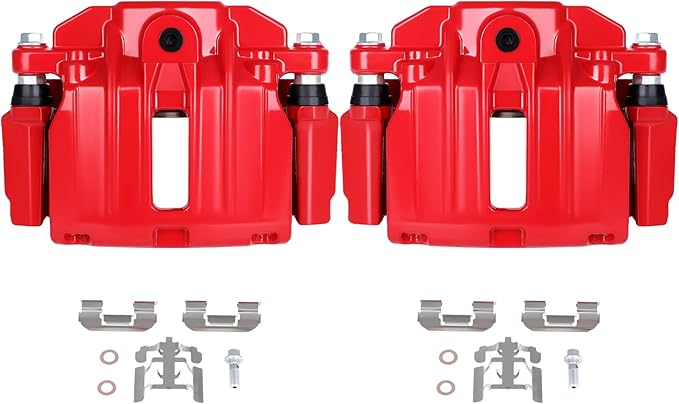 SCITOO 18-B4726 18-B4727 Rear Left & Right Disc Brake Calipers Assembly w/Bracket For Cadillac For DeVille,For Chevy For Astro/For Silverado 1500,For GMC For Safari