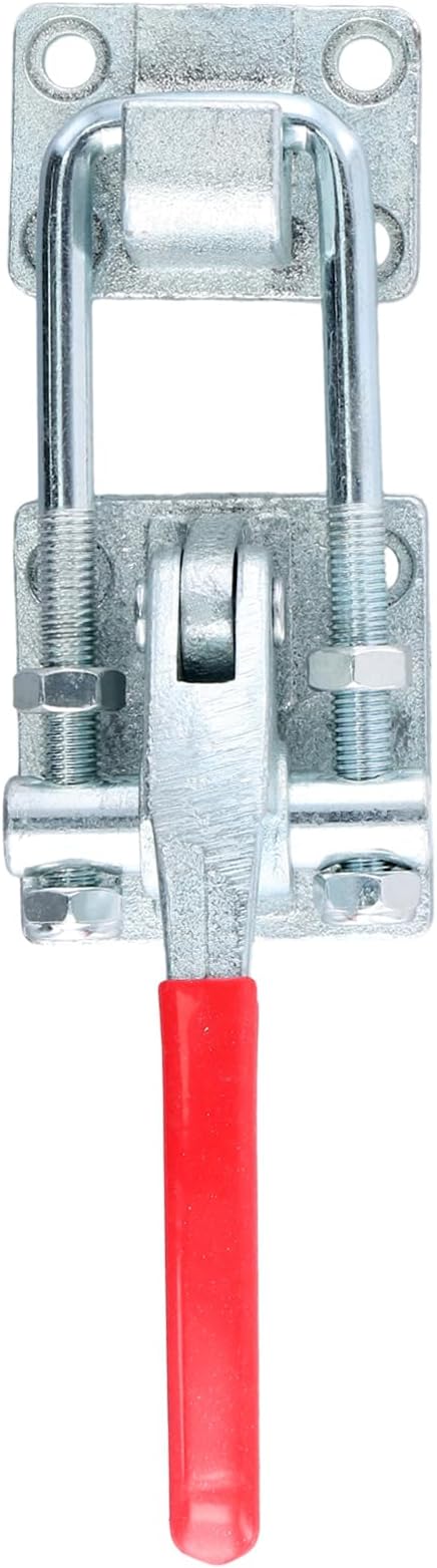 MOUYAT 2 Pack Heavy Duty Toggle Clamp, 7480Lbs Capacity Pull Toggle Latch Clamp with Adjustable Threaded U Bolt, 40380 Self Lock Toggle Clamp Tool for ToolBox Case