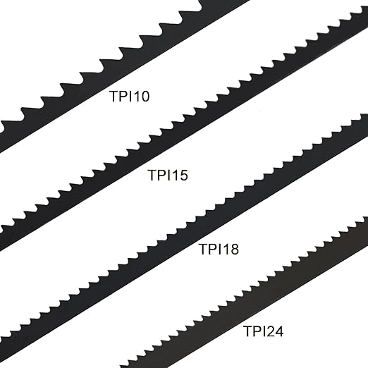 5-Inch Scroll Saw Blade Pin End Replacement 36Pack for Wood, High Carbon Steel(28TPI, 12 TPI, 10TPI 12pcs Each)