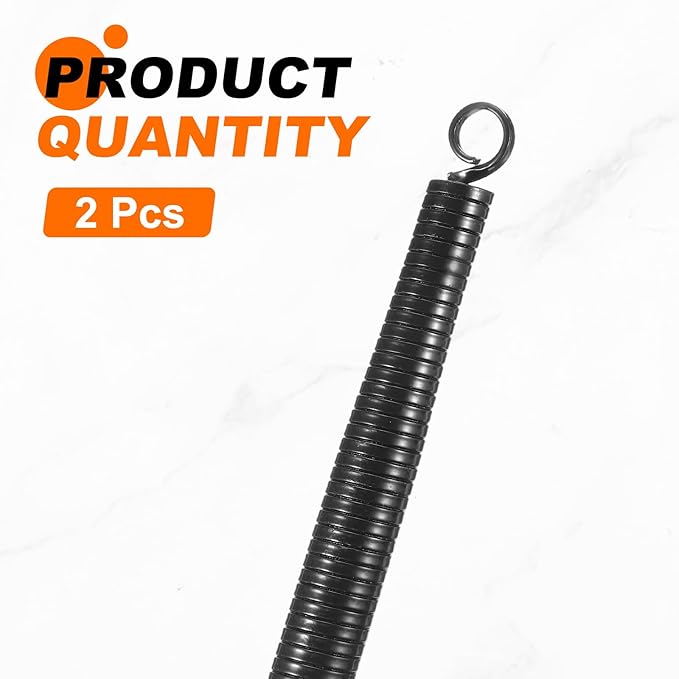 HARFINGTON 2pcs PVC Spring Tube Bender 15.7mm OD 380mm Long A Type Conduit Pipe Bender Bending Spring for Pipe Bending Devices in Home Hydropower, Black