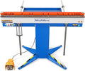 48'' Industrial Magnetic Pan and BOX Heavy Duty Sheet Metal Brake 20 Gauge Capacity Shear Press Brake, Model MSMB1250E
