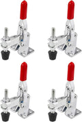 4 Pack Toggle Clamps Latch Vertical Quick-Release Toggle Clamp Antislip Holding Capacity:110 lbs Tool 101-A
