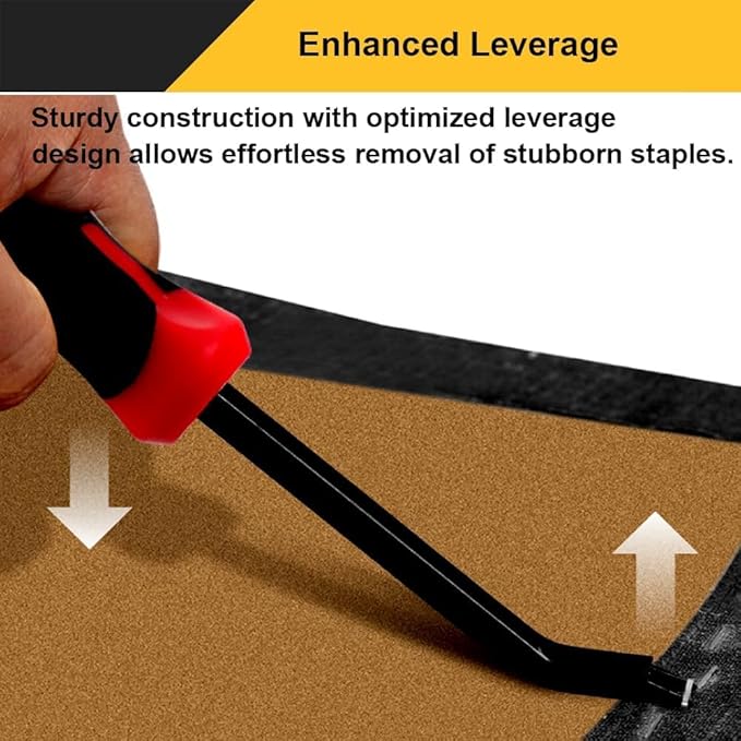 Upholstery Staple Remover | Heavy Duty Staple Remover Tool, Professional Tack Puller Set, Nail Puller for Quickly and Easily Extract all Kinds of Nails