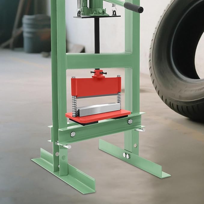 12" Press Brake Attachment for 12&20 Ton Hydraulic Press, 3/16" Bending Thickness Press Brake Attachment, Heavy-Duty Metal Bending Accessories for Metal Sheet Bending Forming Shapes (Red)