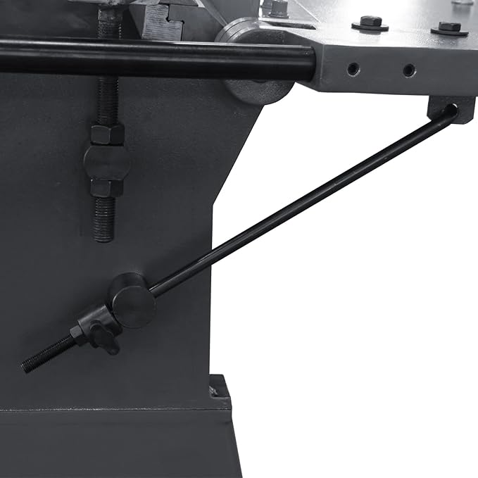 KAKA INDUSTRIAL Pan and Box Brake, 80-Inch Sheet Metal Brake Bender, 12-Gauge Mild Steel Capacity, Heavy-Duty Box and Pan Brake, Floor Model Metal Break W-8012A