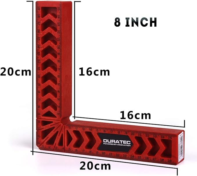Positioning Squares, Woodworking Tool, Clamping 90 Degree Angles for Picture Frames, Boxes, Cabinets or Drawers (Set of 2) 8-Inch