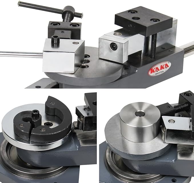 KAKA INDUSTRIAL Universal Bender, High Capacity Metal Bender, Strip Steel, Flat Steel, Round Steel, Angle Steel Rod Bender, Hot and Cold, Bar Bending Machine SBG-40