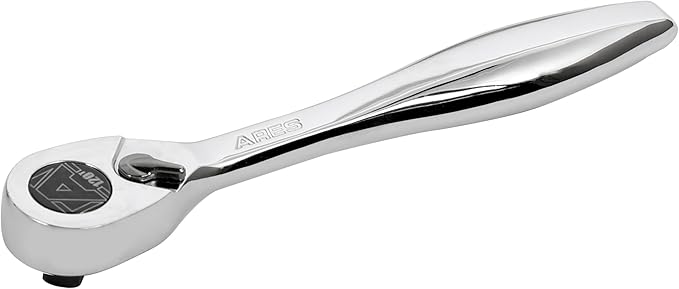 ARES 42068-1/4-Inch Drive 120 Tooth Ratchet – 3 Degree Swing Arc - Reversible Ratcheting Mechanism - Ergonomic Handle and Professional Gear Structure