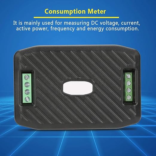 Oumefar DC Voltage Current Power Energy Consumption Meter Communication Module High Precision Power Analyzer with Voltage Measuring Range 0.05-300V (PZEM-017+100A+USB)
