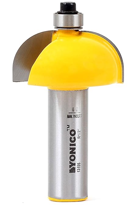 YONICO Cove Router Bits Edge Forming 1/2-Inch Radius 1/2-Inch Shank 13155
